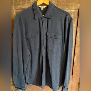 Joseph Abboud Blue Shirt Jacket